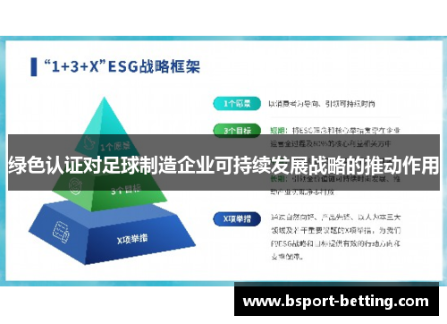 绿色认证对足球制造企业可持续发展战略的推动作用